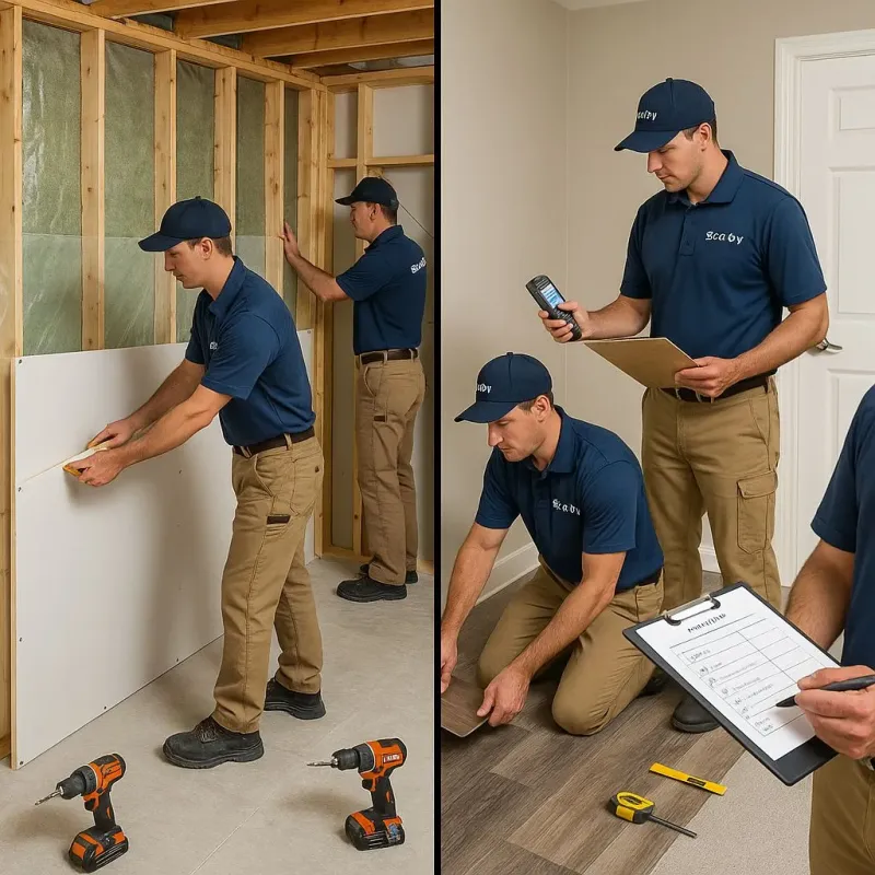 Repairs and Reconstruction process in Mattapoisett Center, MA