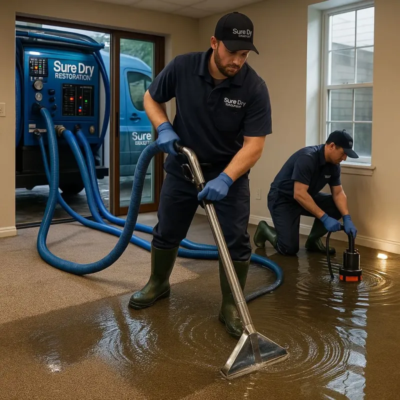 Water Extraction and Removal process in Mattapoisett Center, MA
